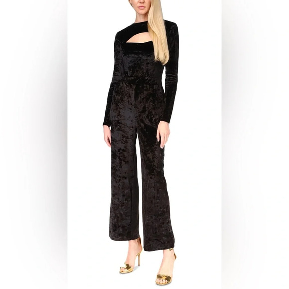 🆕 Michael Kors Velvet Jumpsuit SZ MED - Picture 1 of 8